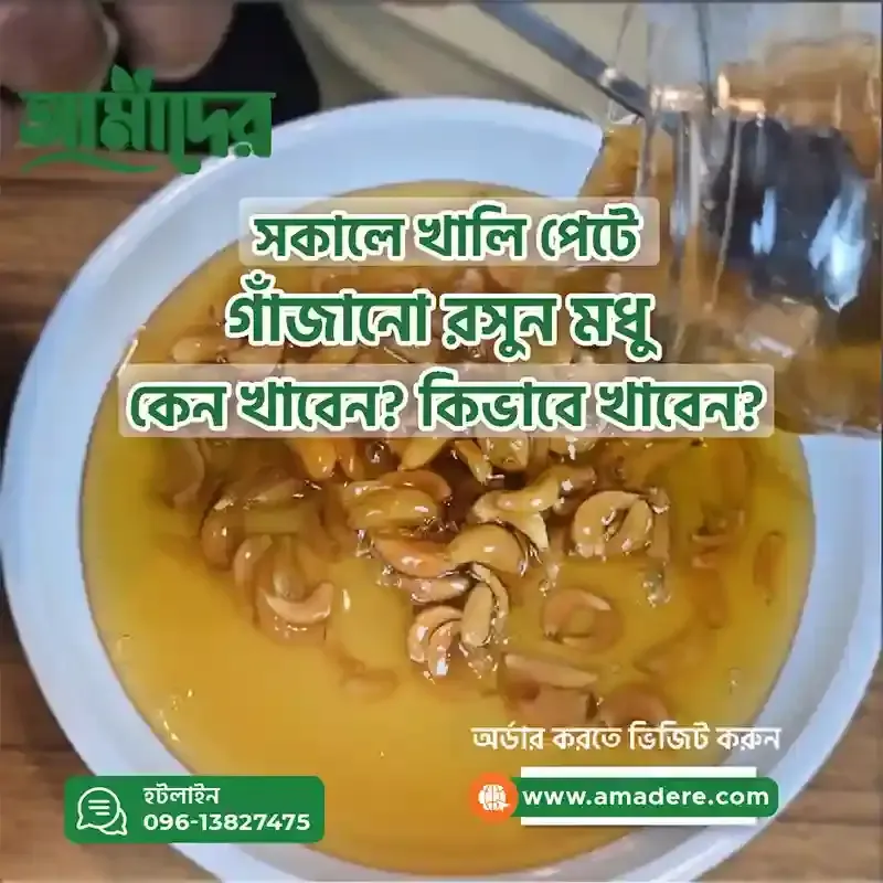 আমাদের গাঁজানো রসুন মধু | Amader Fermented Garlic Honey 400gram